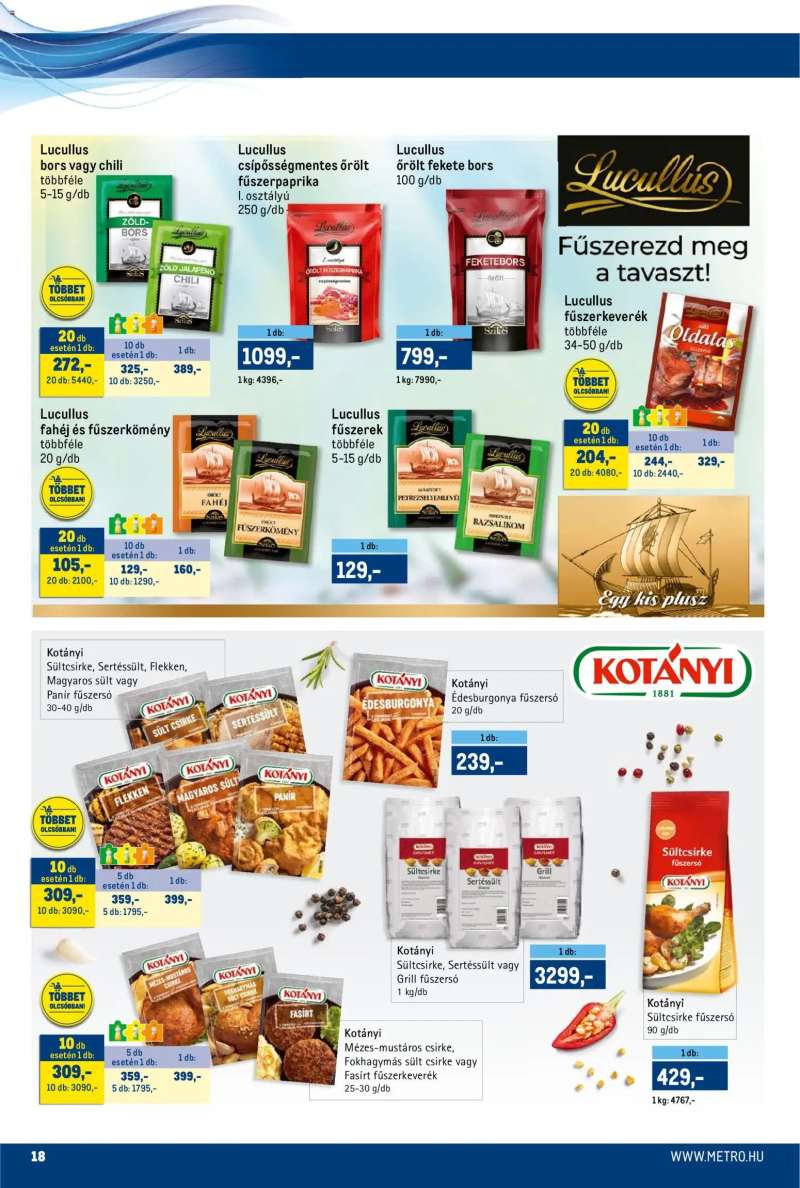 Metro Akciós újság Metro 10 oldal