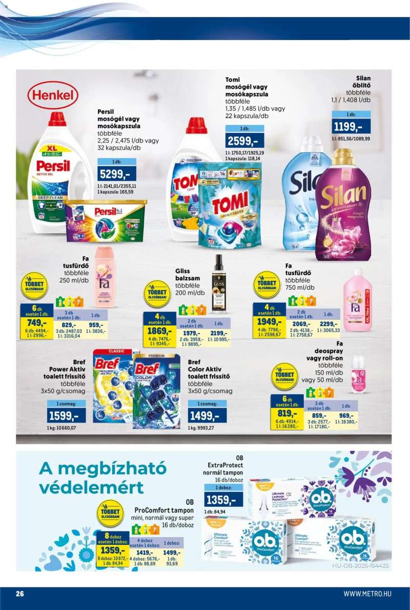 Metro Akciós újság Metro 18 oldal