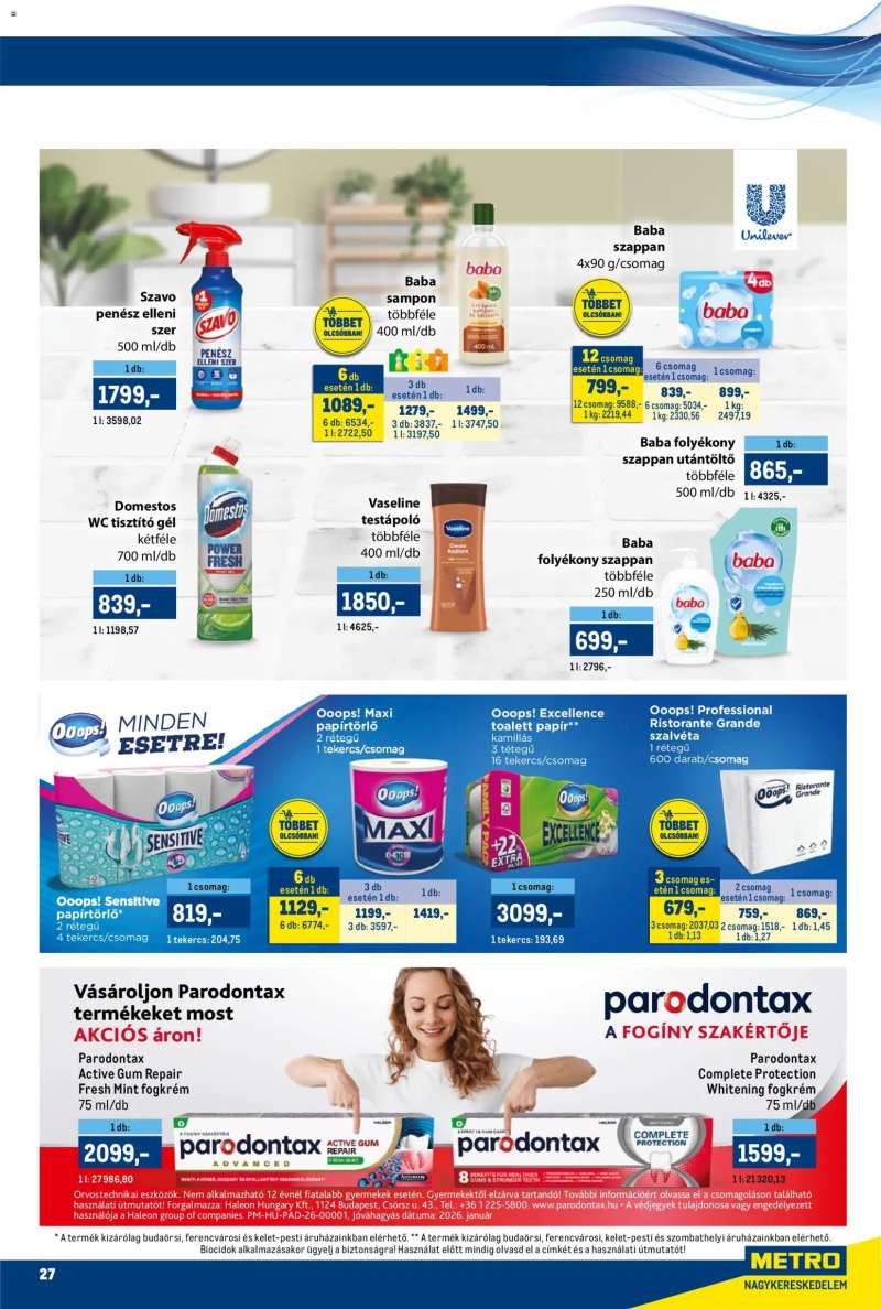 Metro Akciós újság Metro 19 oldal