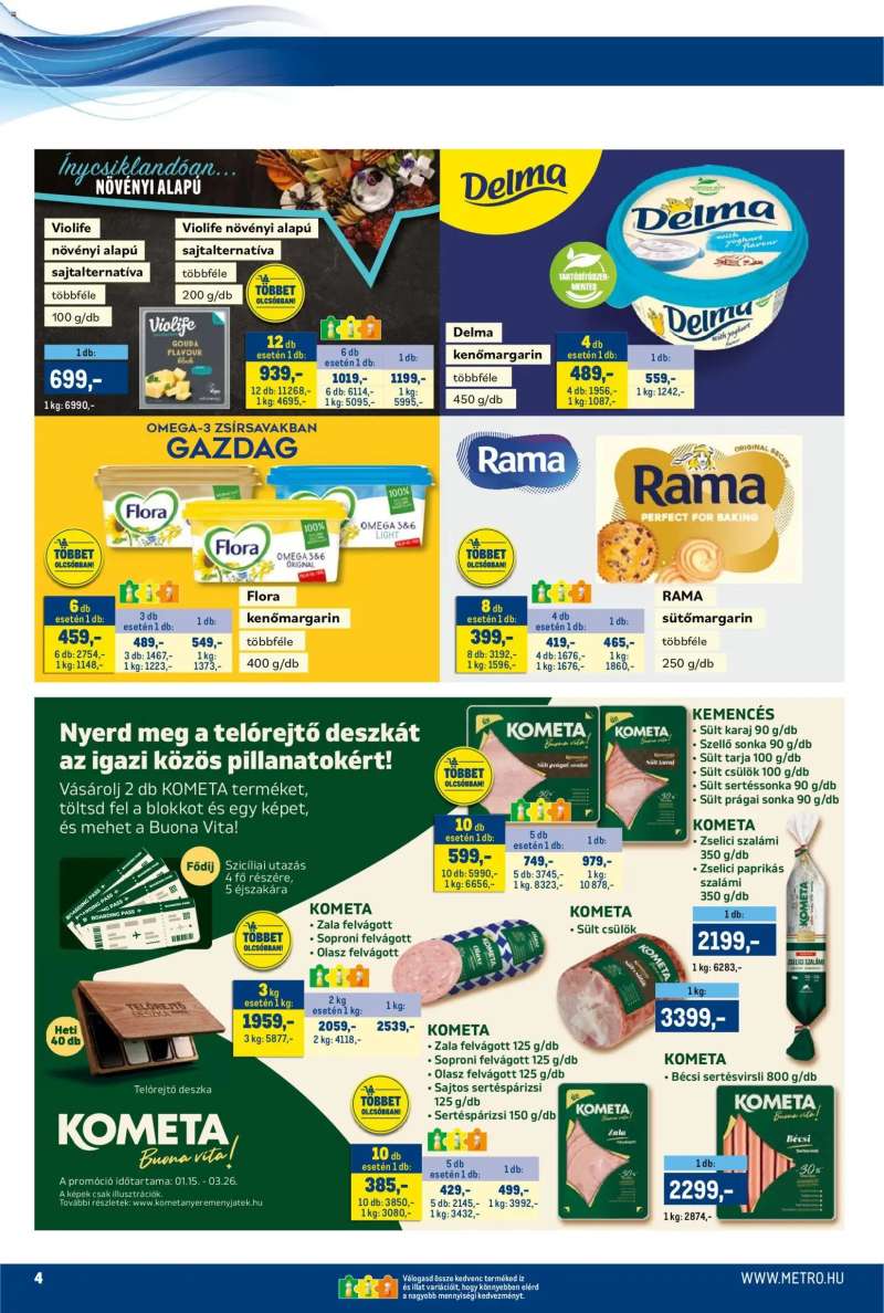 Metro Akciós újság Metro 4 oldal