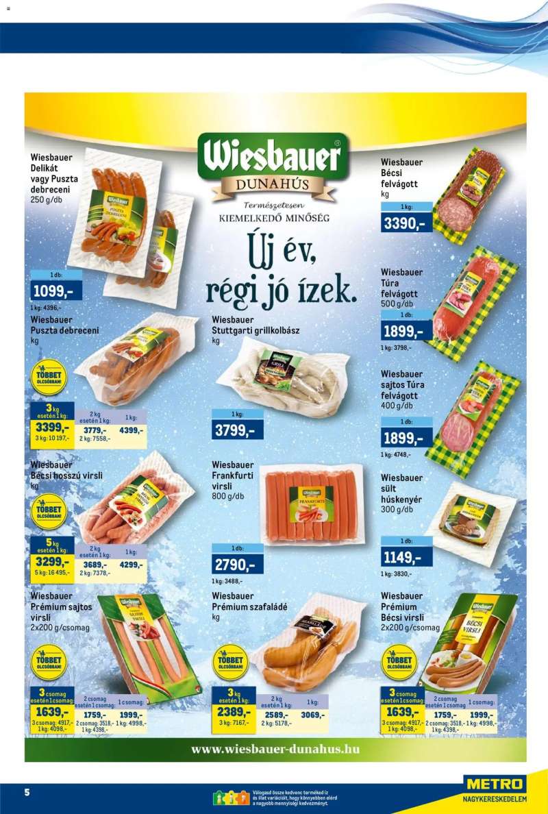 Metro Akciós újság Metro 5 oldal