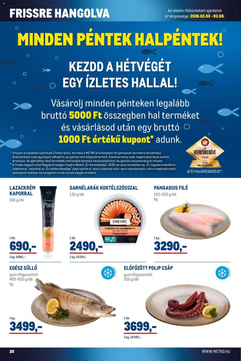 Metro Élelmiszer és Szezonális katalógus 2026/02 20 oldal