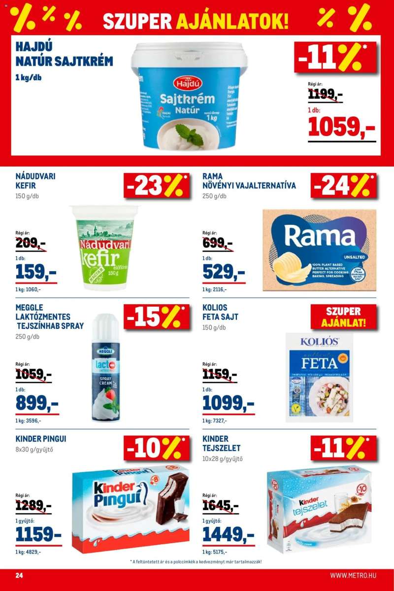 Metro Élelmiszer és Szezonális katalógus 2026/02 24 oldal