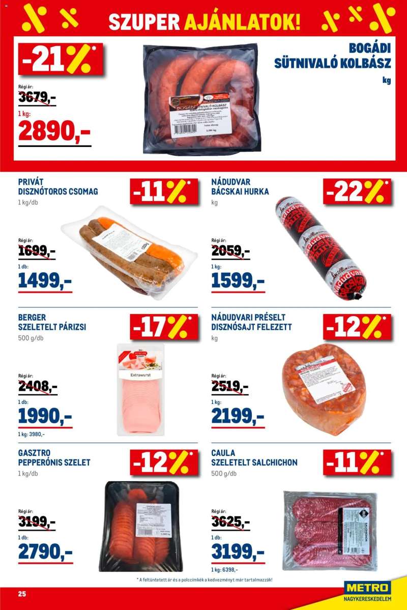 Metro Élelmiszer és Szezonális katalógus 2026/02 25 oldal