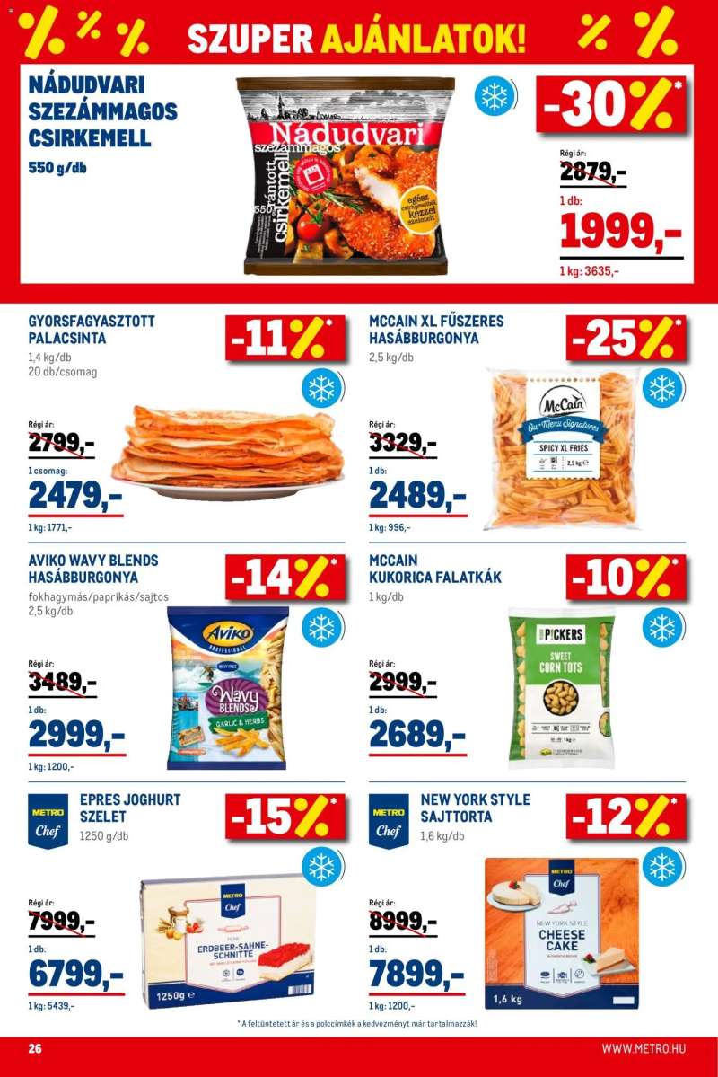 Metro Élelmiszer és Szezonális katalógus 2026/02 26 oldal