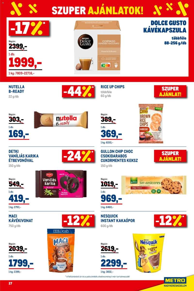 Metro Élelmiszer és Szezonális katalógus 2026/02 27 oldal