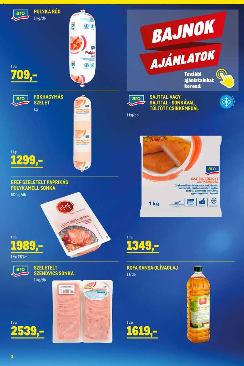 Metro Élelmiszer és Szezonális katalógus 2026/02 3 oldal