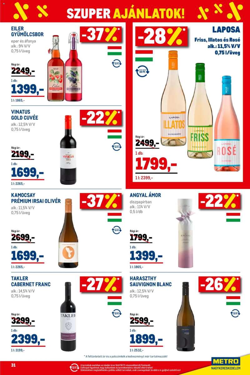 Metro Élelmiszer és Szezonális katalógus 2026/02 31 oldal