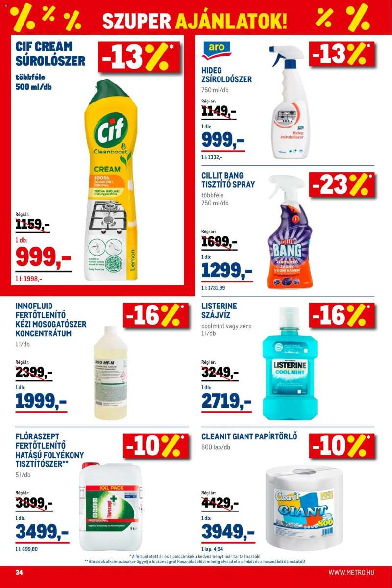 Metro Élelmiszer és Szezonális katalógus 2026/02 34 oldal