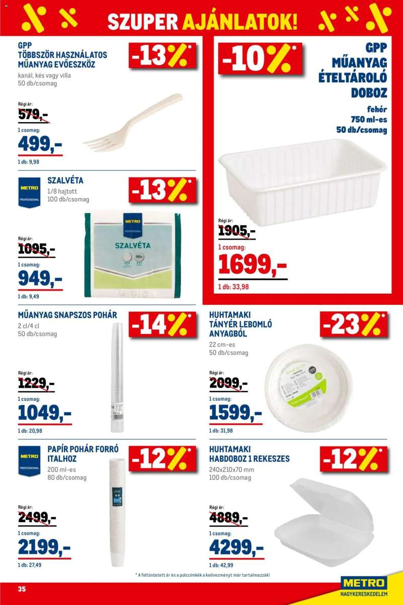 Metro Élelmiszer és Szezonális katalógus 2026/02 35 oldal