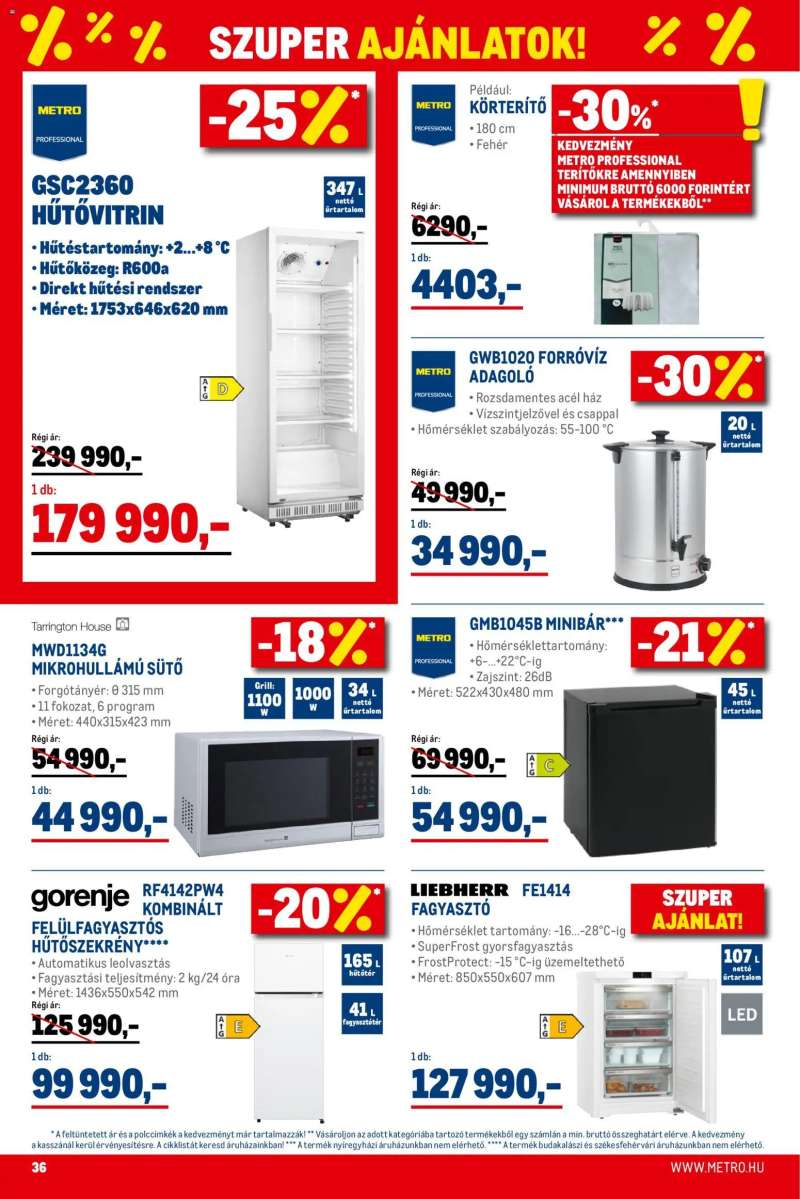 Metro Élelmiszer és Szezonális katalógus 2026/02 36 oldal