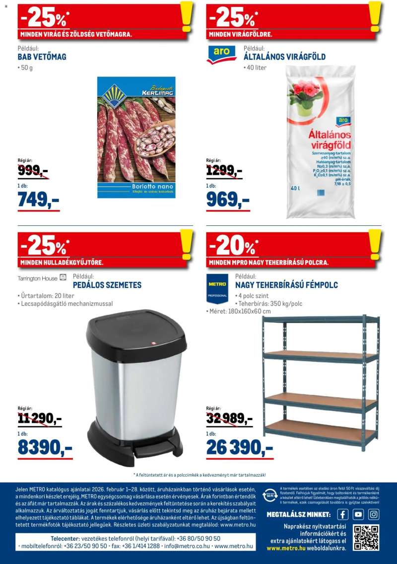 Metro Élelmiszer és Szezonális katalógus 2026/02 39 oldal
