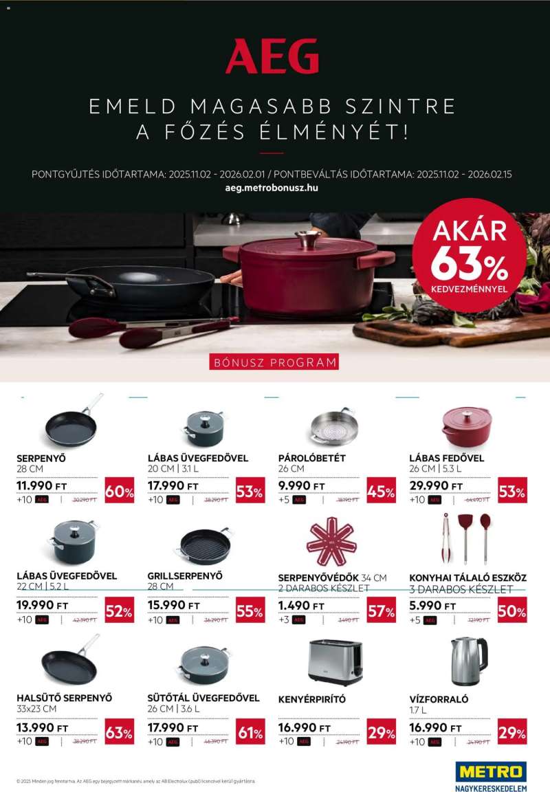 Metro Élelmiszer és Szezonális katalógus 2026/02 40 oldal