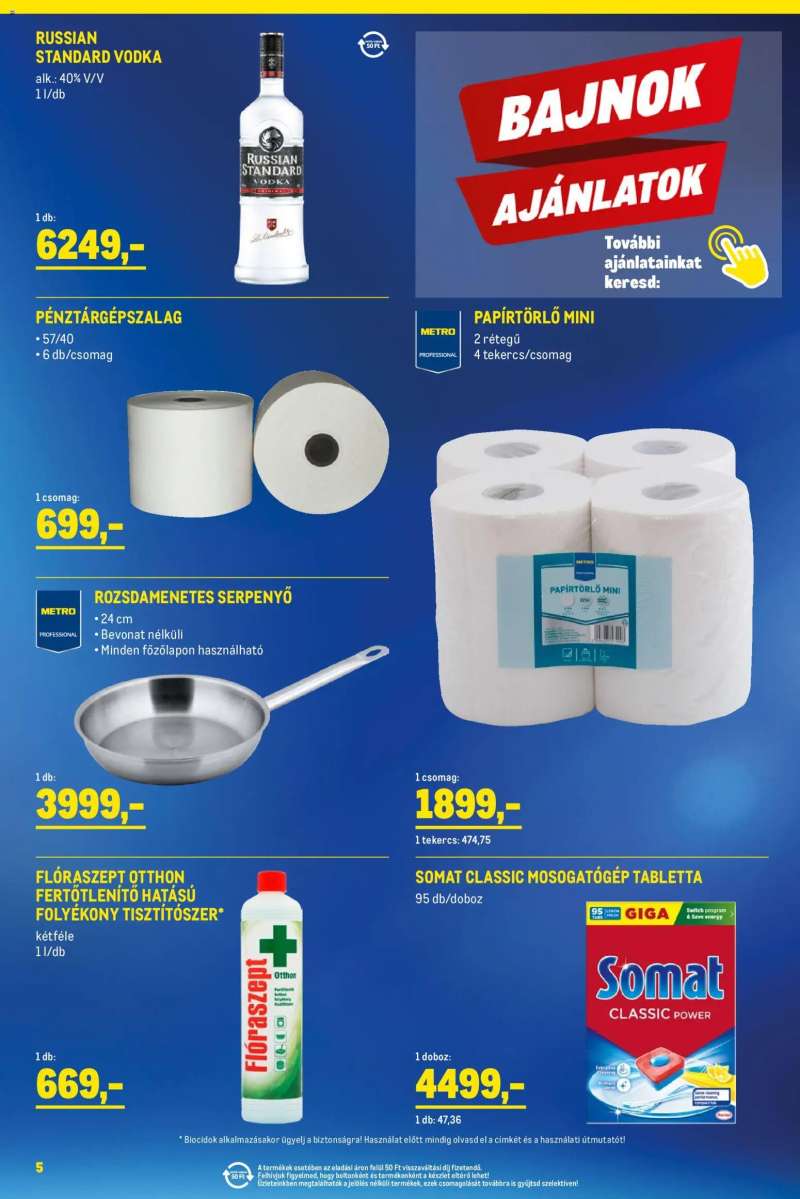 Metro Élelmiszer és Szezonális katalógus 2026/02 5 oldal