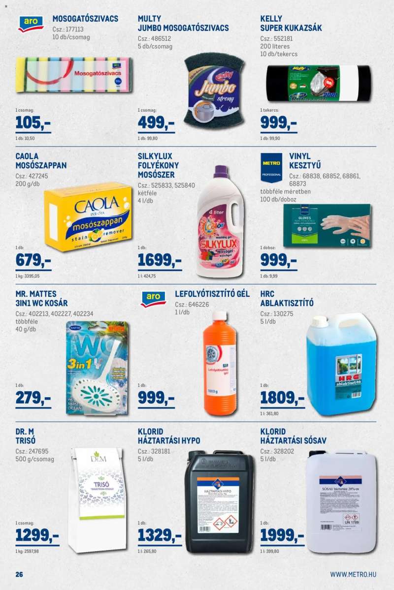 Metro Nagy Ajánlatok Kiskereskedőknek 26 oldal