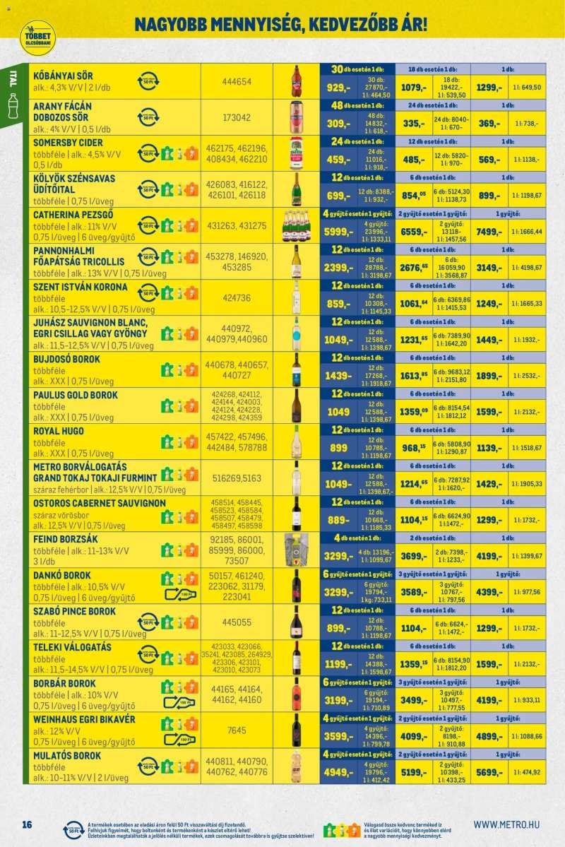 Metro Akciós újság Metro 16 oldal