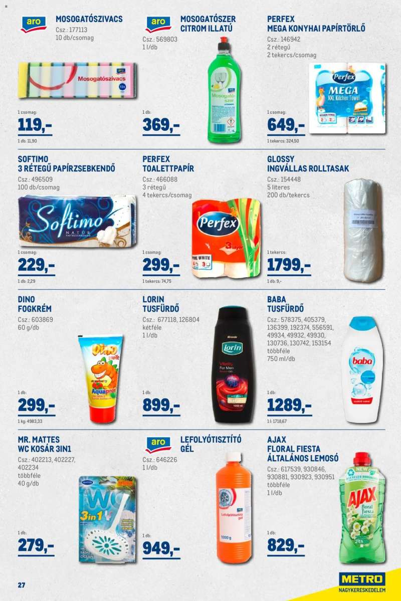 Metro Akciós újság Metro 27 oldal