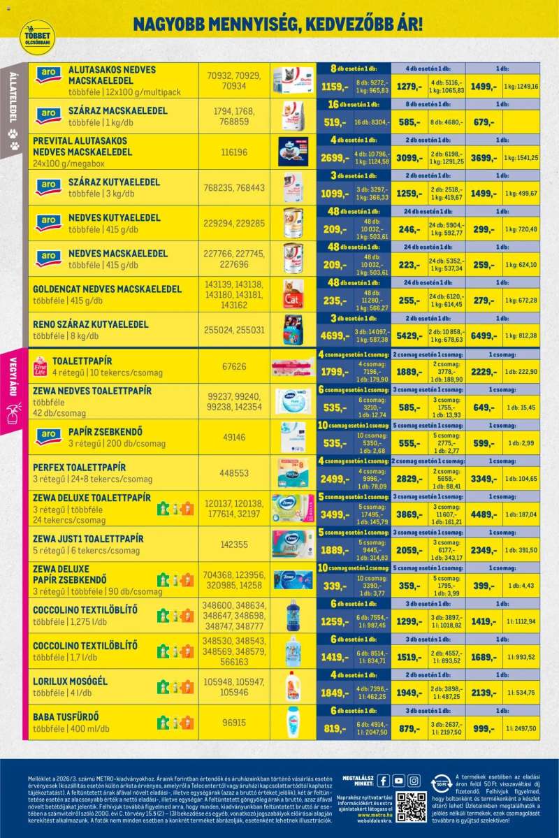 Metro Akciós újság Metro 28 oldal