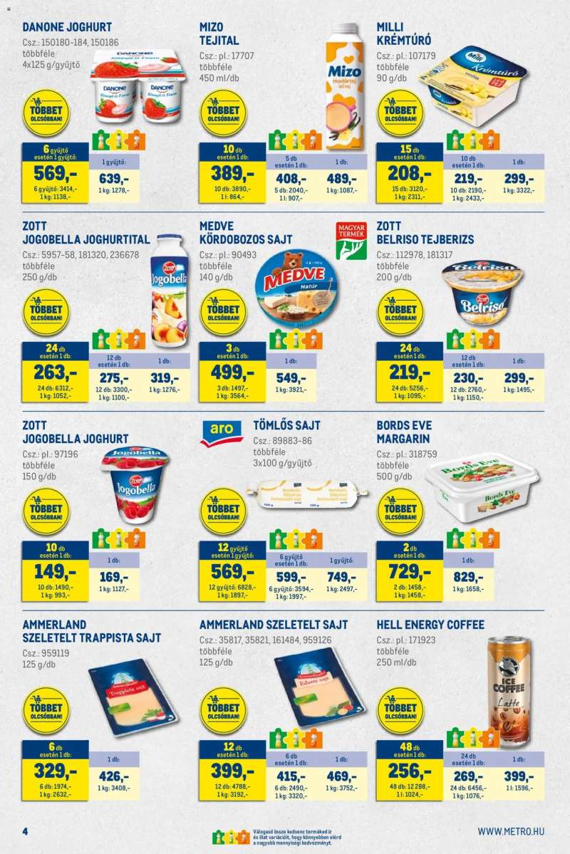 Metro Akciós újság Metro 4 oldal