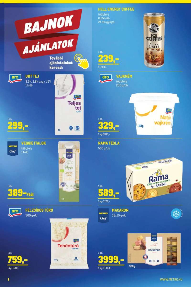 Metro Élelmiszer és Szezonális katalógus 2026/03 2 oldal