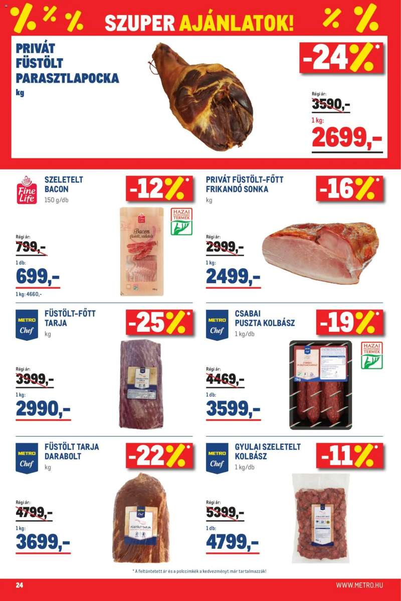 Metro Élelmiszer és Szezonális katalógus 2026/03 24 oldal