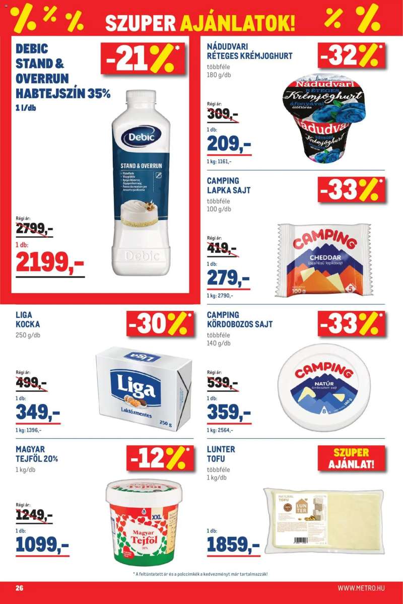 Metro Élelmiszer és Szezonális katalógus 2026/03 26 oldal