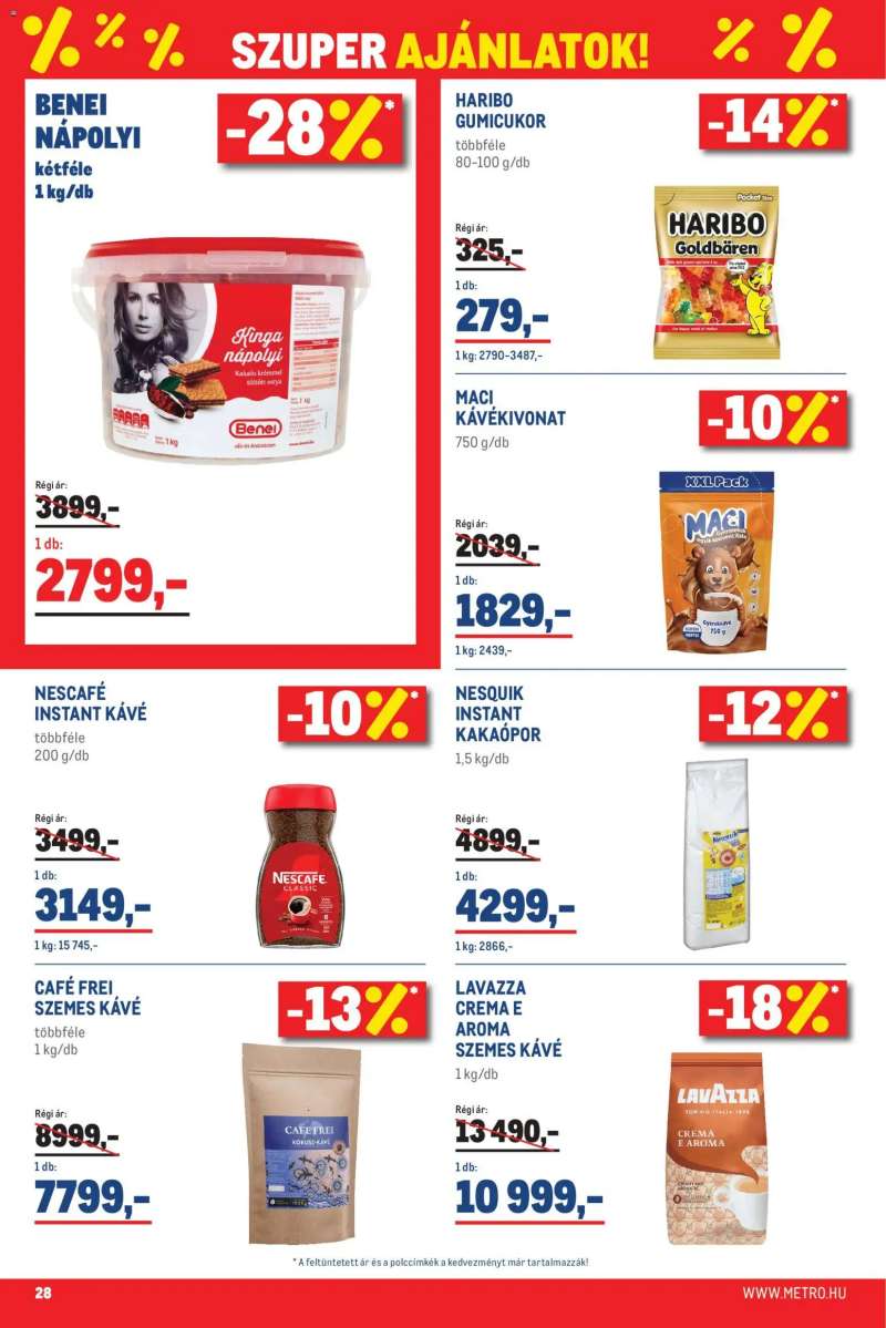 Metro Élelmiszer és Szezonális katalógus 2026/03 28 oldal