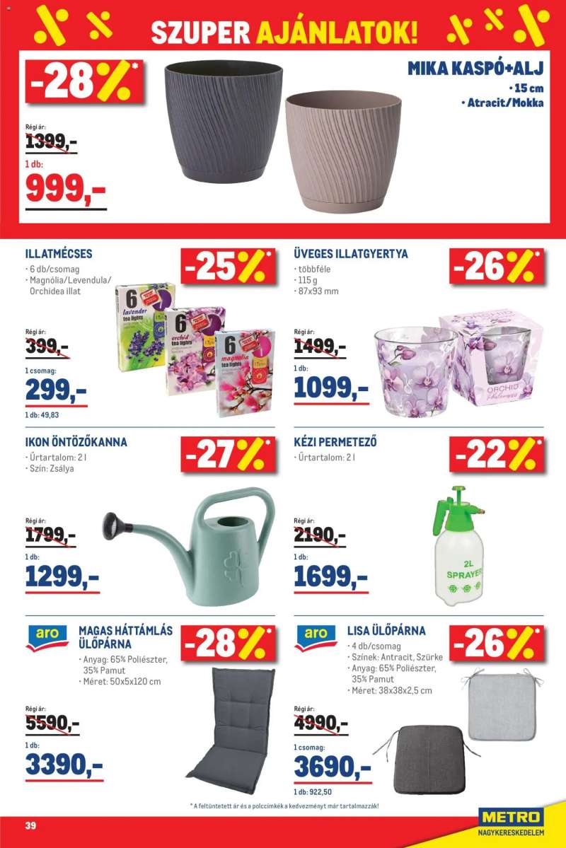 Metro Élelmiszer és Szezonális katalógus 2026/03 39 oldal