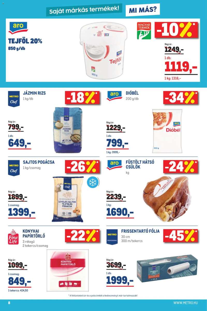 Metro Élelmiszer és Szezonális katalógus 2026/03 8 oldal