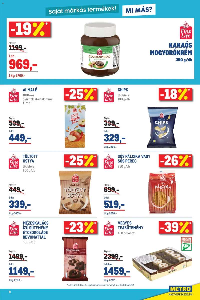 Metro Élelmiszer és Szezonális katalógus 2026/03 9 oldal
