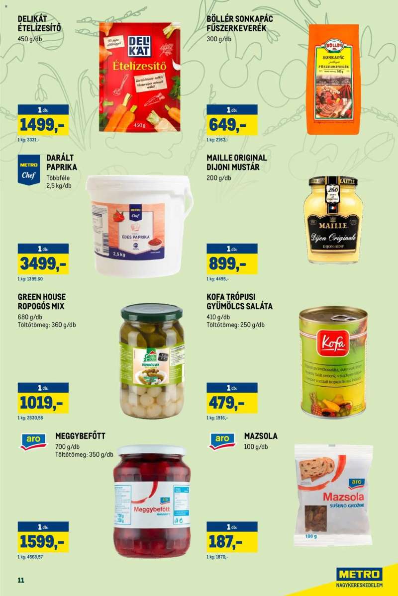 Metro Húsvét Nagyban 11 oldal