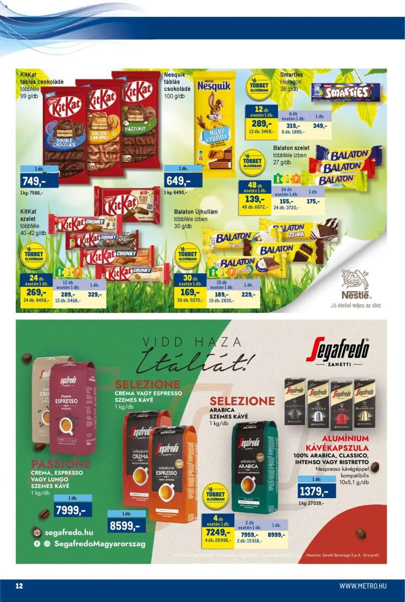 Metro Metro akciós újság 12 oldal