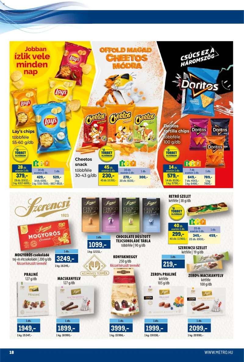 Metro Metro akciós újság 18 oldal