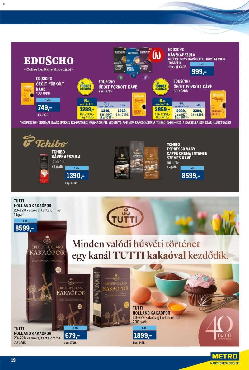 Metro Metro akciós újság 19 oldal