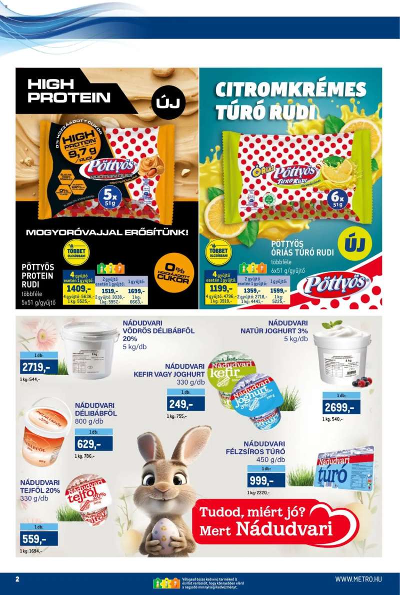 Metro Metro akciós újság 2 oldal