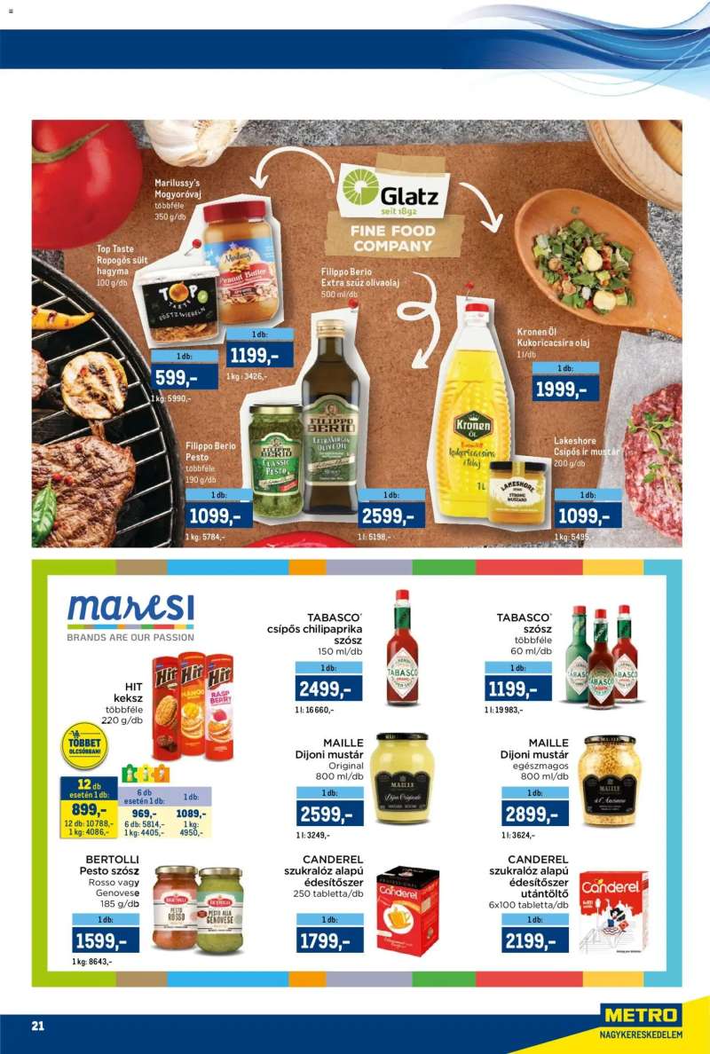 Metro Metro akciós újság 21 oldal