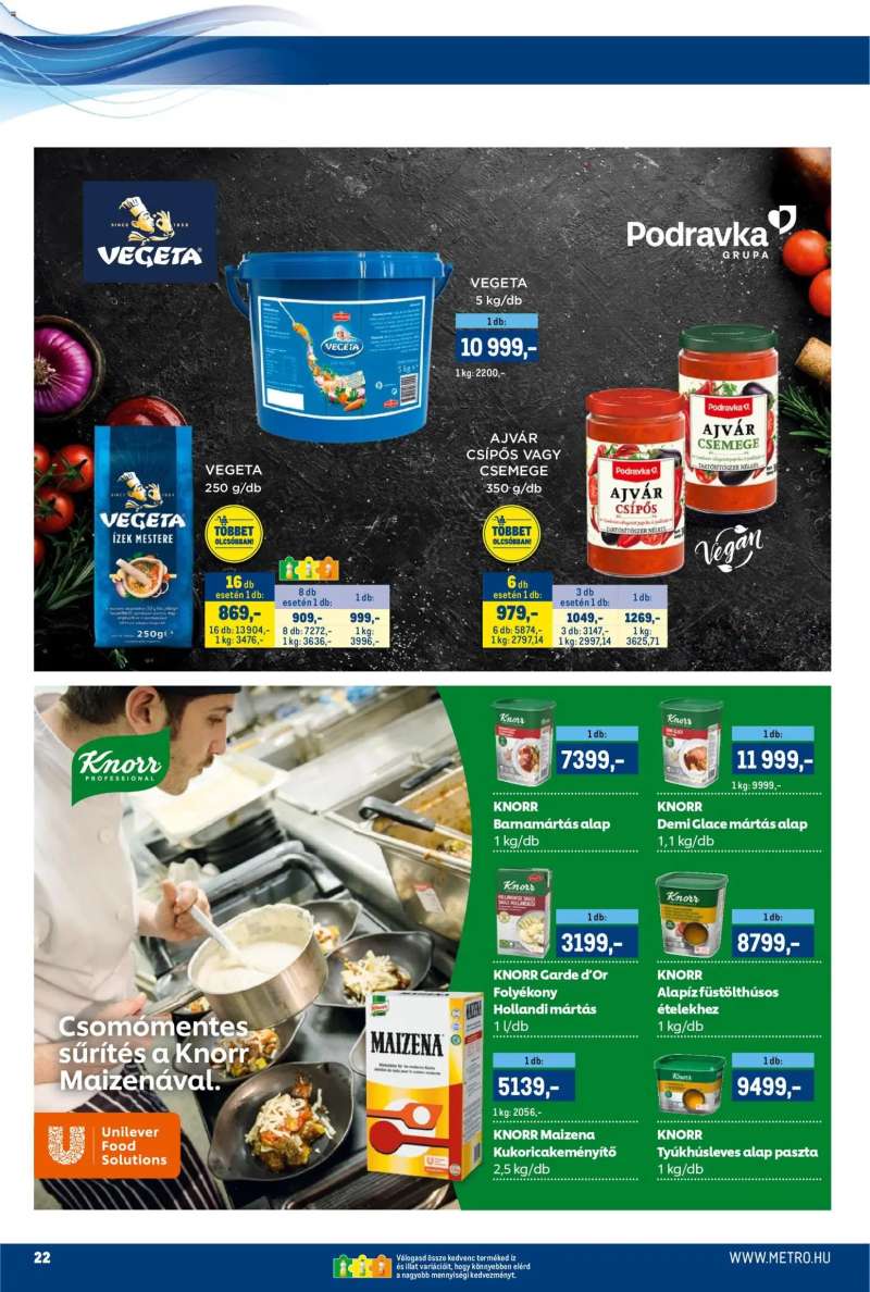 Metro Metro akciós újság 22 oldal
