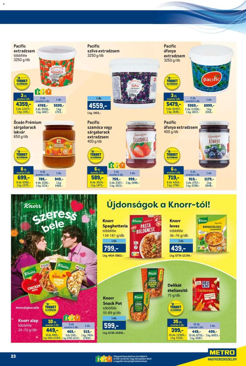 Metro Metro akciós újság 23 oldal
