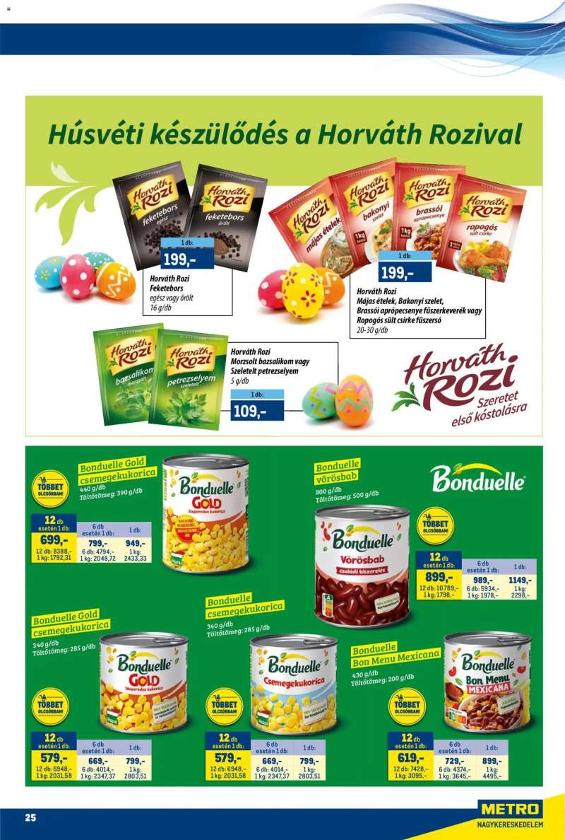 Metro Metro akciós újság 25 oldal