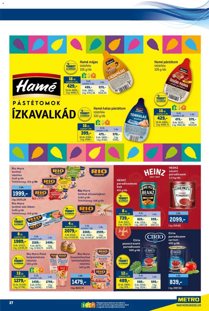 Metro Metro akciós újság 27 oldal