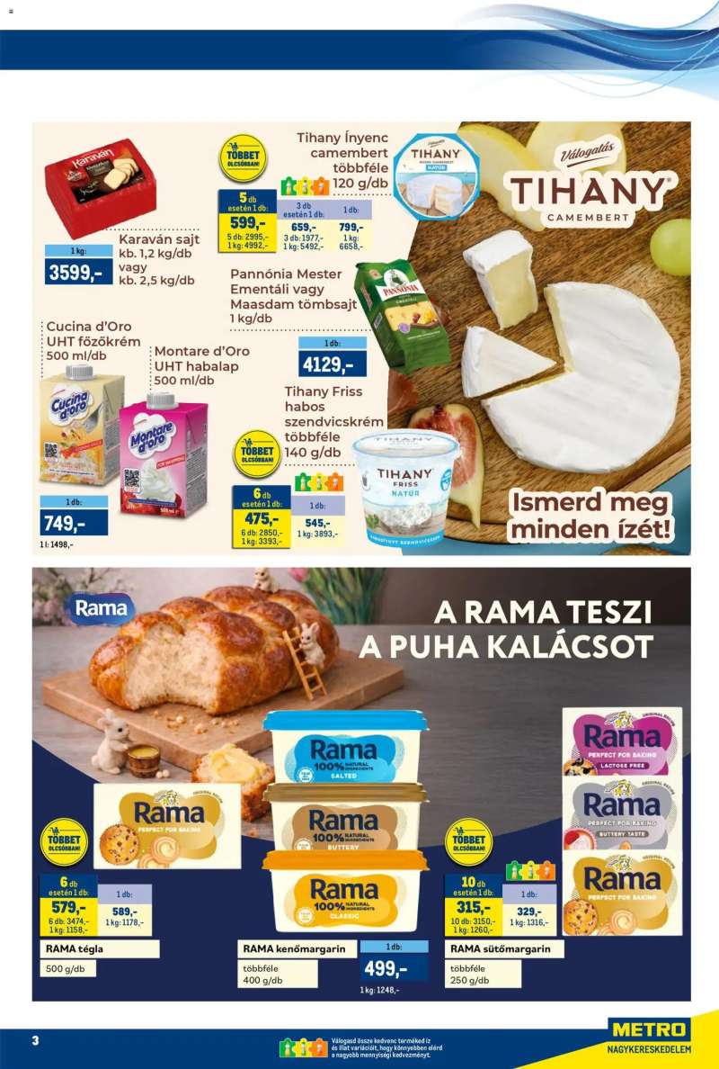 Metro Metro akciós újság 3 oldal