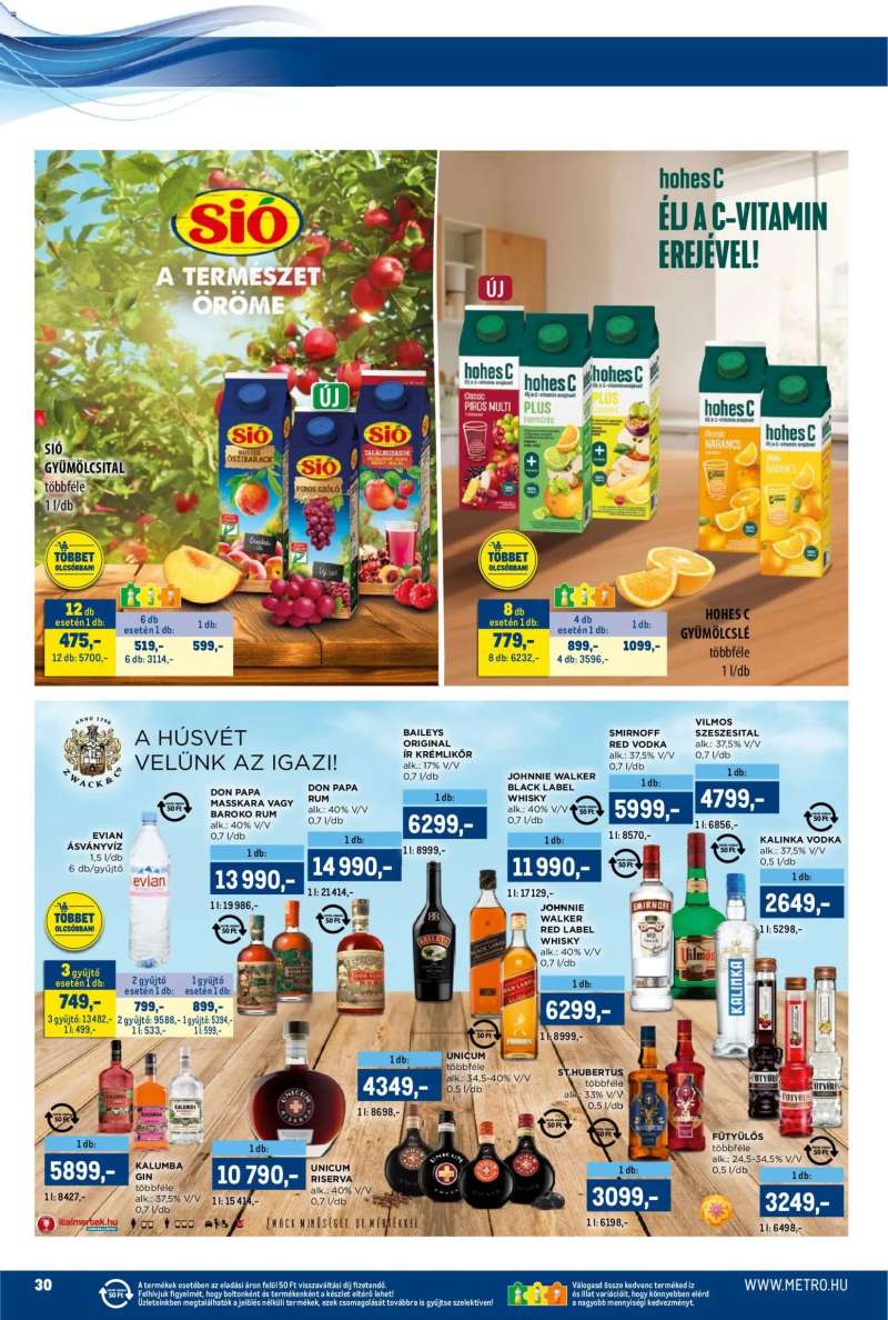 Metro Metro akciós újság 30 oldal