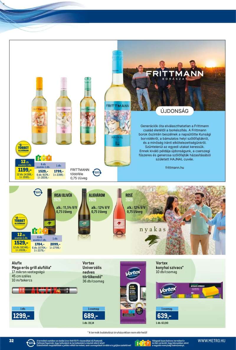 Metro Metro akciós újság 32 oldal