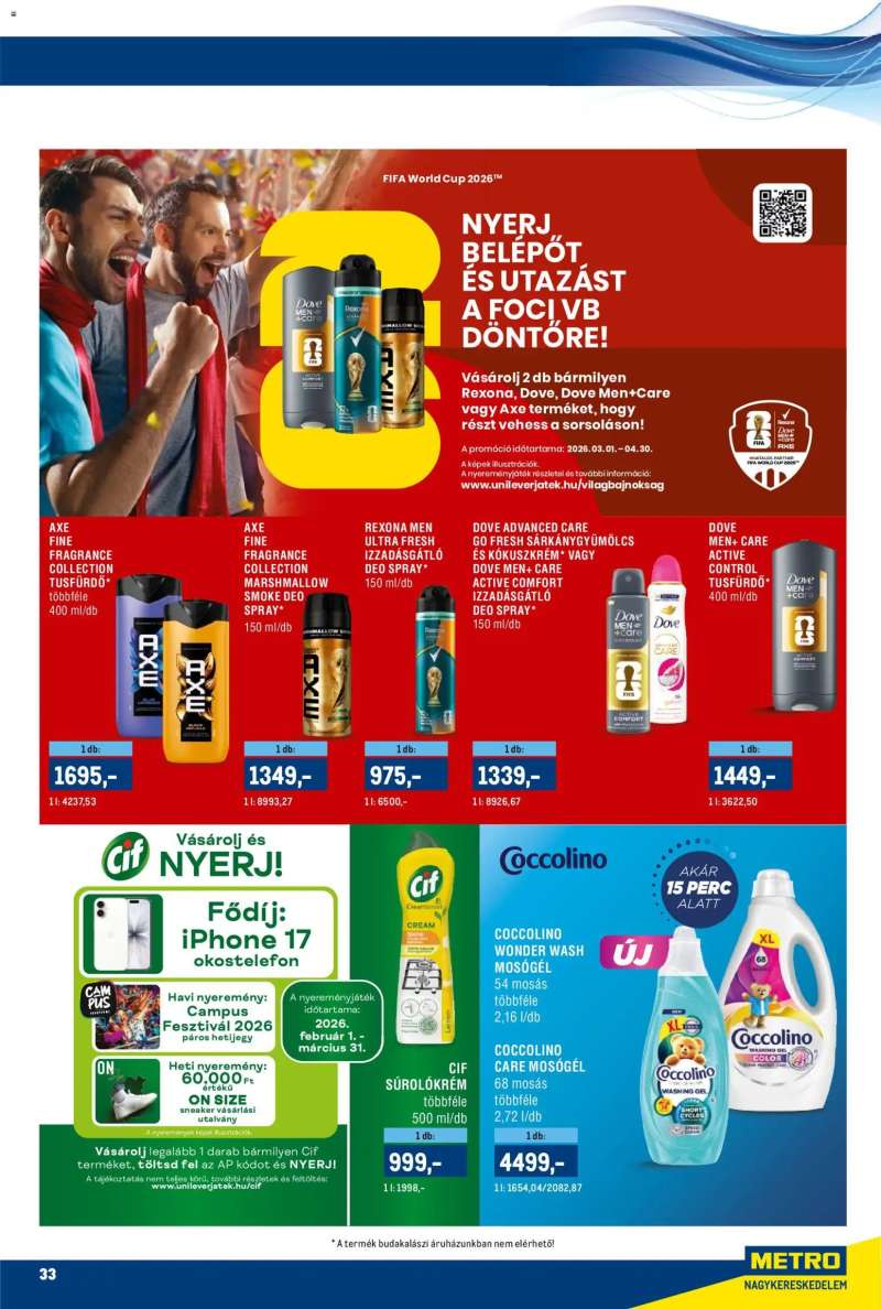 Metro Metro akciós újság 33 oldal