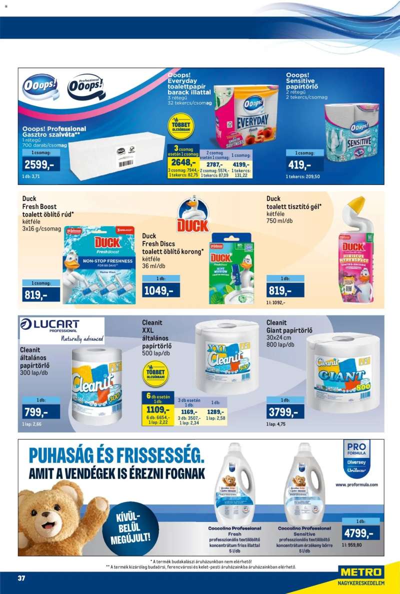 Metro Metro akciós újság 37 oldal