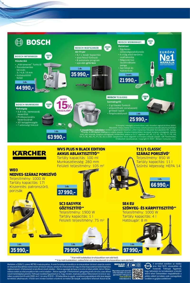 Metro Metro akciós újság 38 oldal