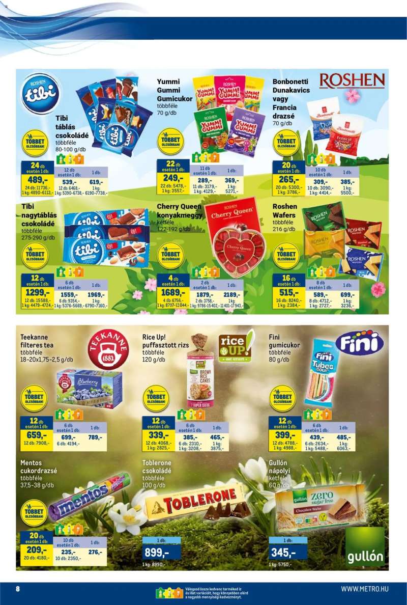 Metro Metro akciós újság 8 oldal