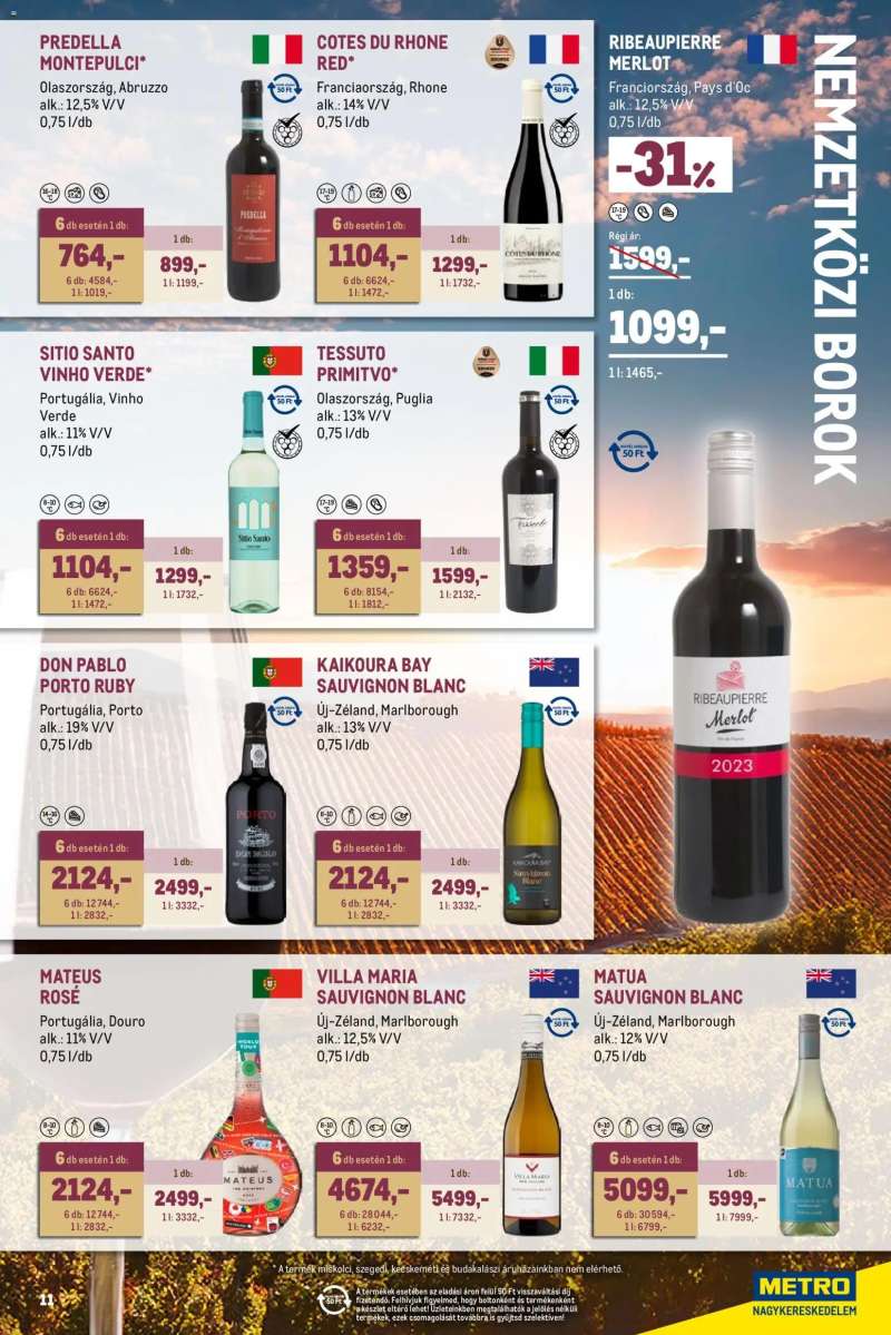 Metro Metro Tavaszi borkatalógus 2026/04 10 oldal