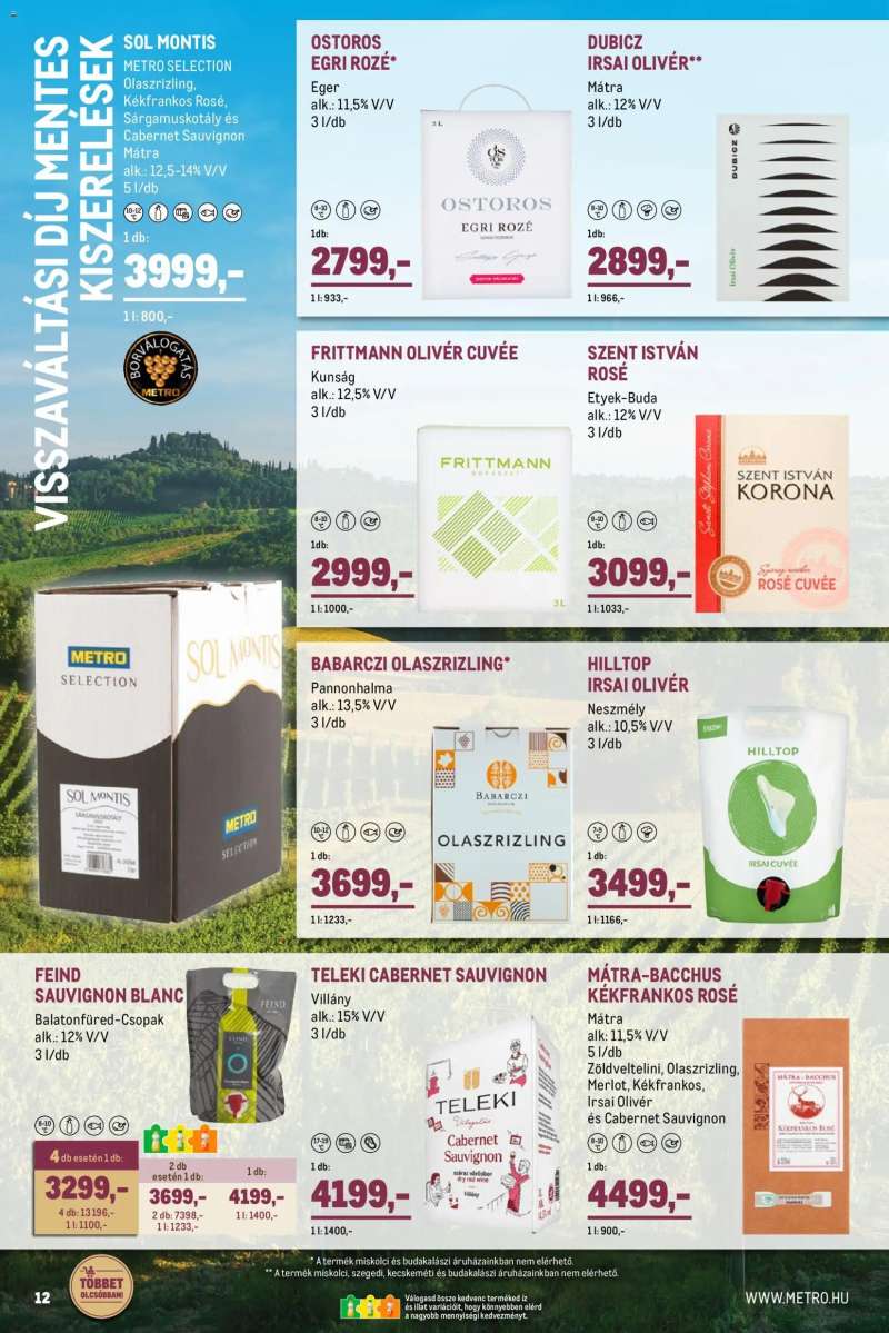 Metro Metro Tavaszi borkatalógus 2026/04 11 oldal