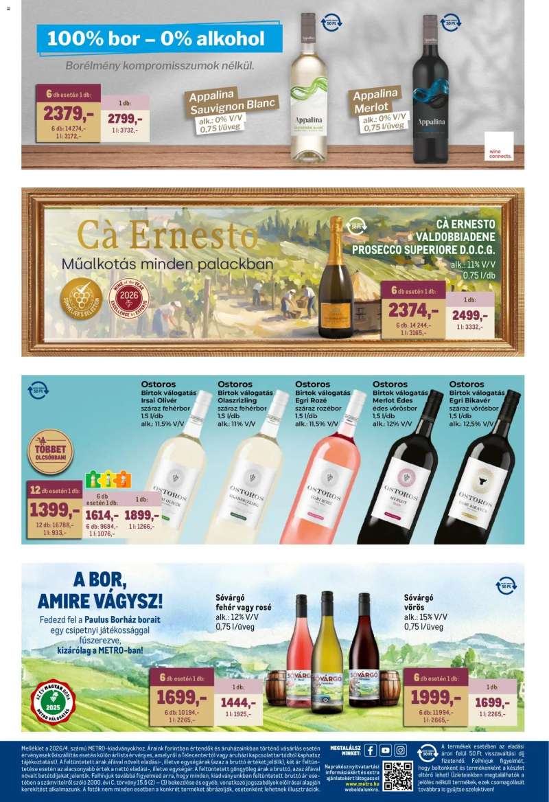 Metro Metro Tavaszi borkatalógus 2026/04 17 oldal